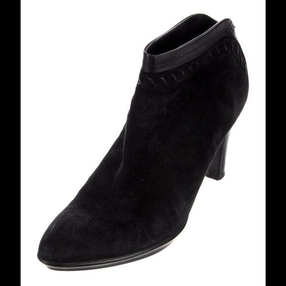 Aquatalia Suede Whipstitch Trim Boots Women's Size: 8.5 - Picture 2 of 5